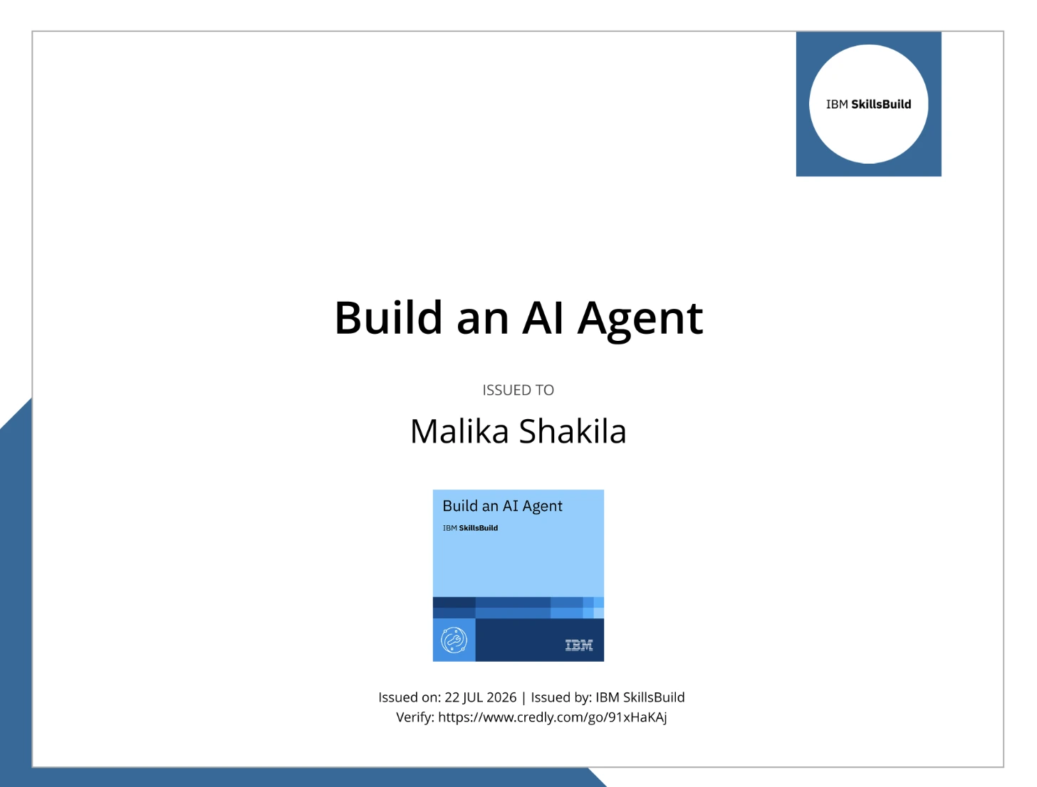 Build an AI Agent trophy