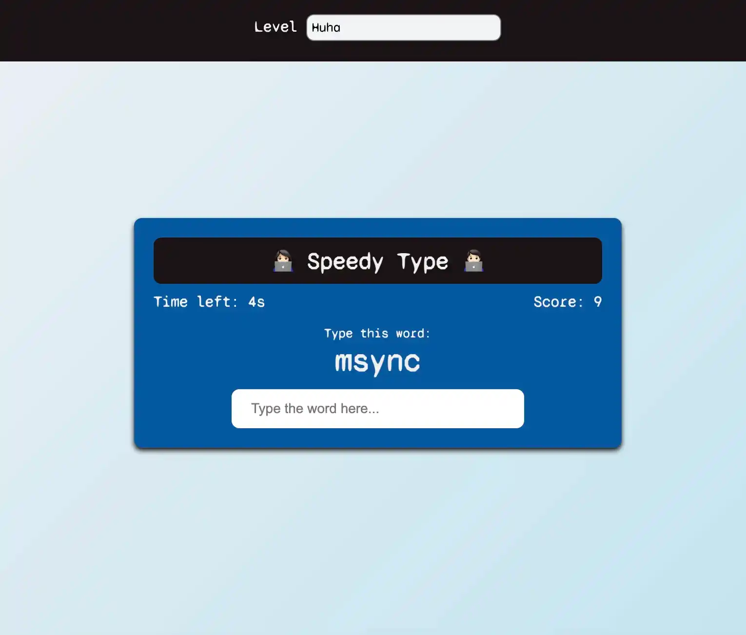 Speedytype preview